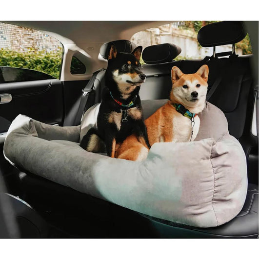 seggiolino per cani- trasportino comodo per auto